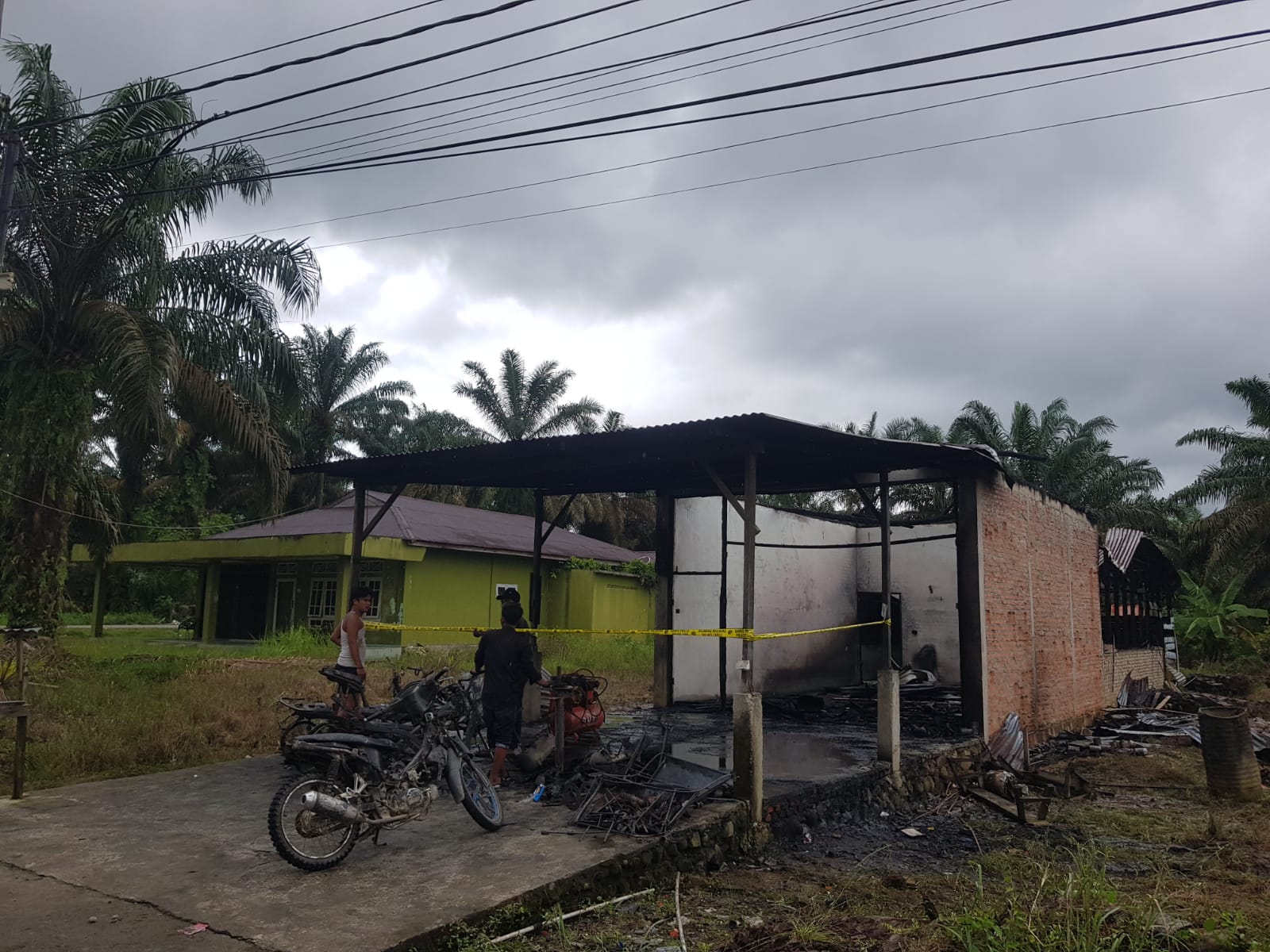 Lagi, Kebakaran Di Subulussalam Empat Sepeda Motor Musnah