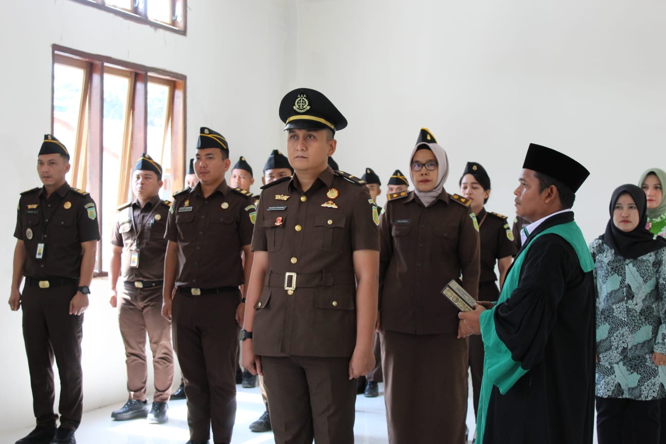 Ali Wardansyah, SH Dilantik Jadi Ka Subsi Penyidikan Kejari Palas