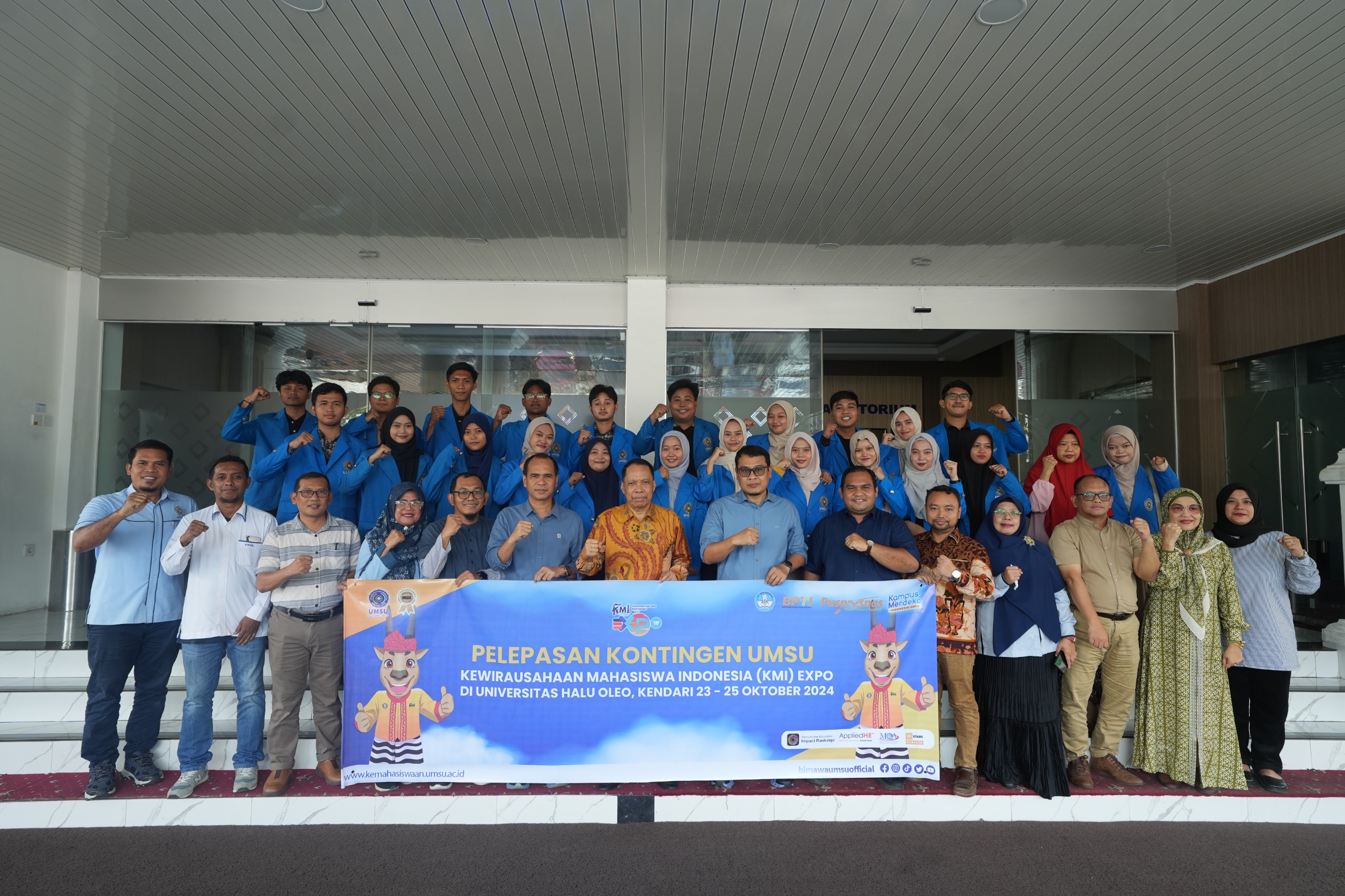 Tim PIMNAS Dan KMI Expo UMSU Terbang Ke Surabaya Dan Kendari
