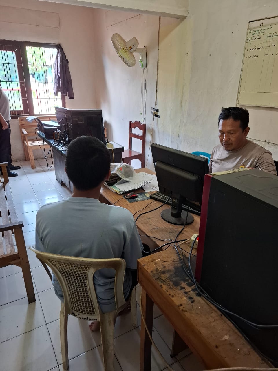 Polsek Hinai Amankan Pembakar Pengurus Ponpes Di Langkat