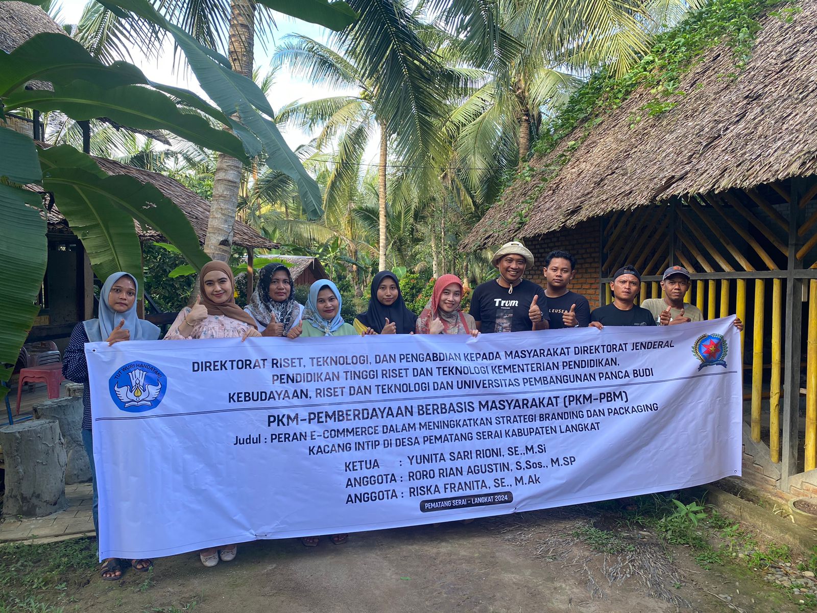 Tim PKM Dosen UNPAB Edukasi Pelaku Usaha Kacang Intip