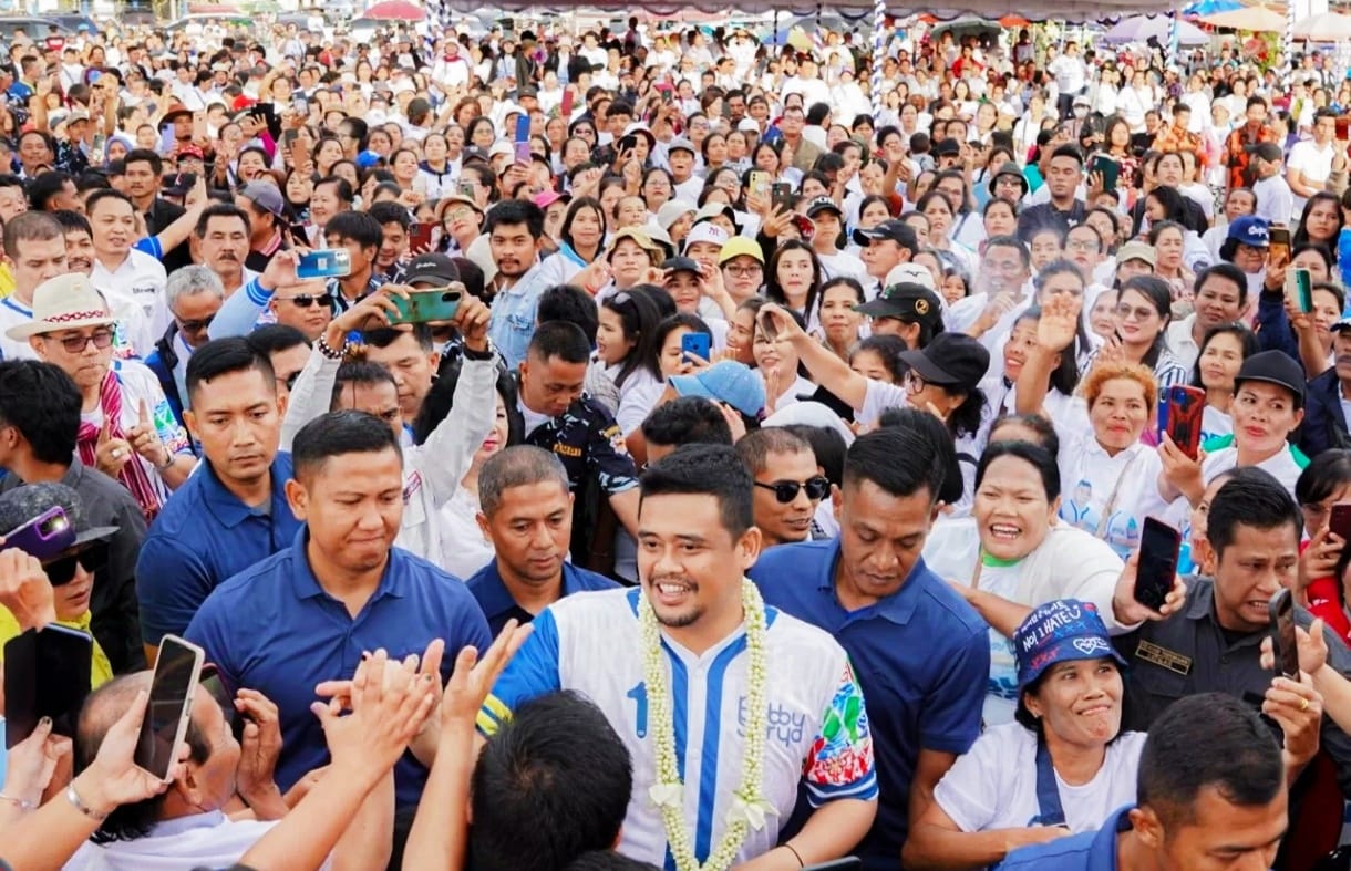 Kehadiran Bobby Nasution Di Tabagsel Bak Cahaya Matahari