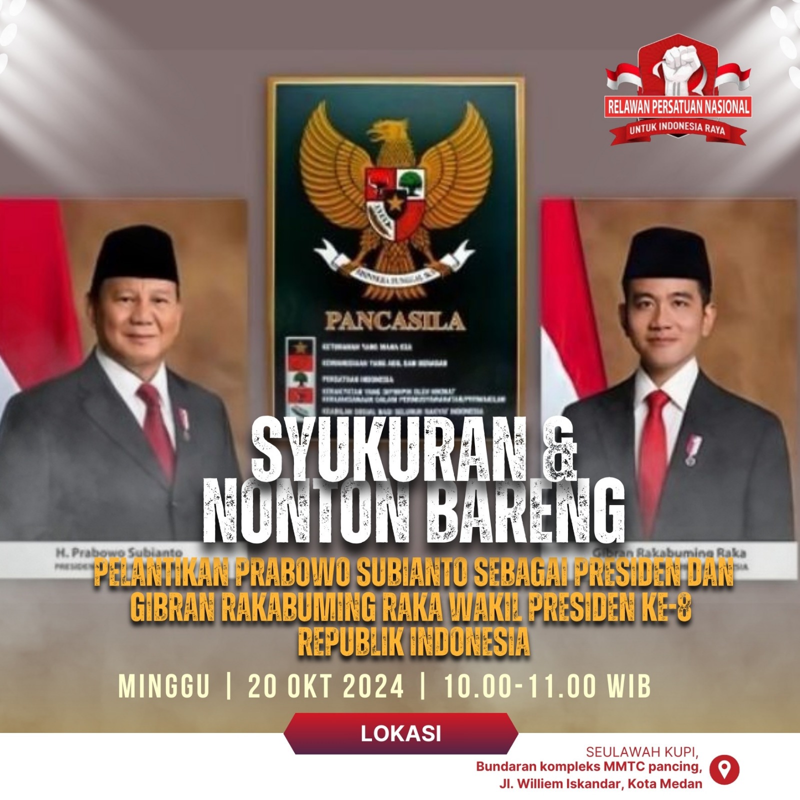 RPN Undang Tokoh Dan Masyarakat Syukuran Dan Nobar Pelantikan Presiden Dan Wakil Presiden