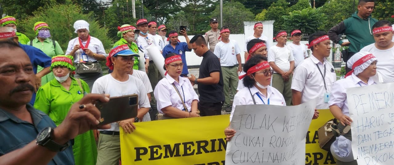 Produsen Rokok Di P. Siantar Dukung Aspirasi Buruh Pemberantasan Rokok Ilegal