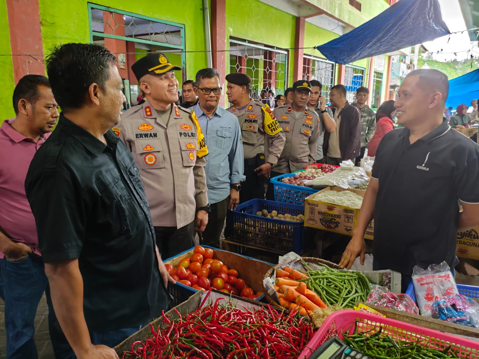 Pj. Wali Kota Bersama Kapolres Sabang Sidak Pasar Tradisional