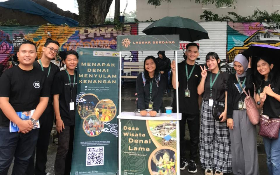 Kampanye Desa Pariwisata Denai Lama Meriahkan Car Free Day