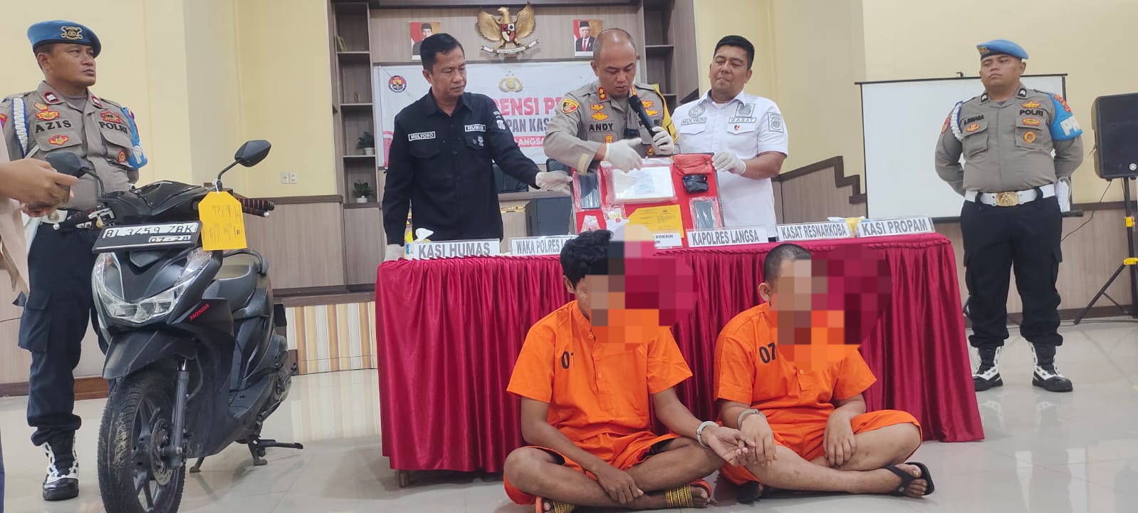 Pertama Di Aceh, Polres Langsa Bongkar Sindikat Peredaran Kokain