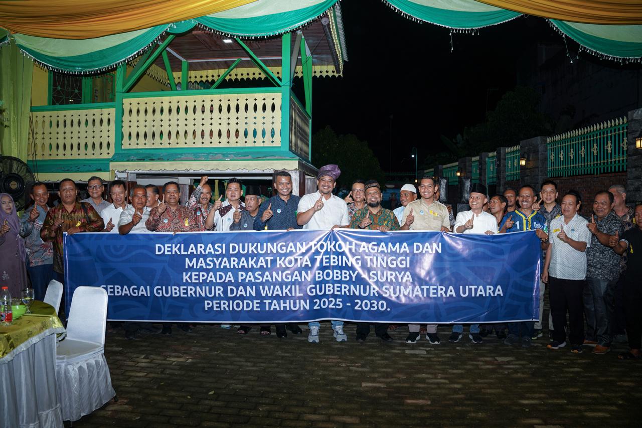 Di Rumah Adat Puri Melayu Sri Menanti, Tokoh Masyarakat, Tokoh Agama Dan Adat Siap Menangkan Bobby Nasution