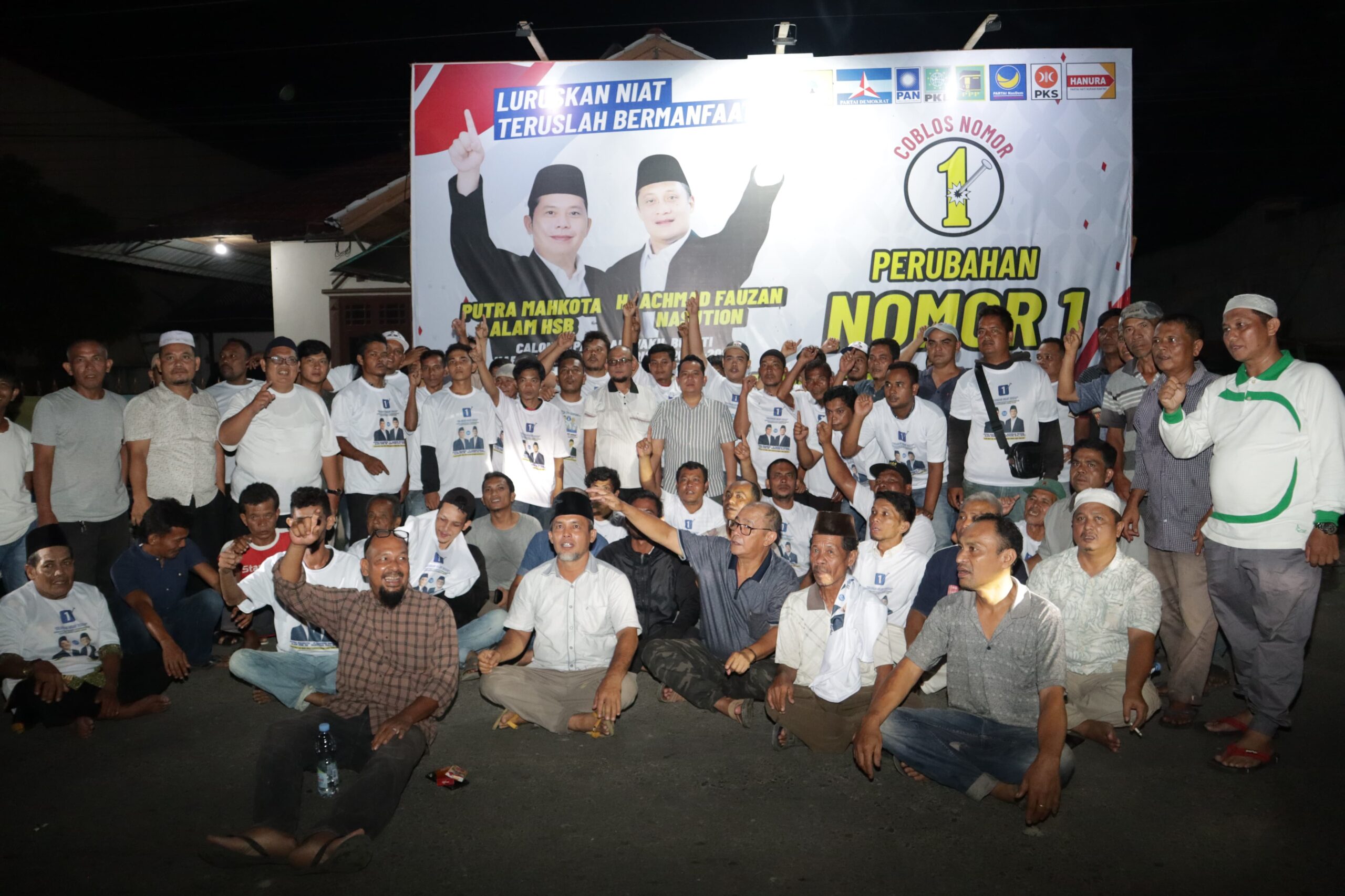 Warga Galanggang Semangat Dukung Pasangan PMA-AFN