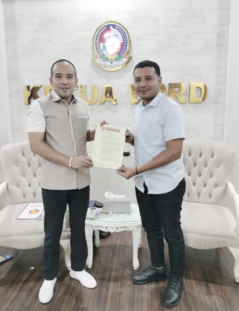 Surat Prabowo Tunjuk Zakky Shahri Jadi Ketua DPRD Deliserdang Diterima Sekwan