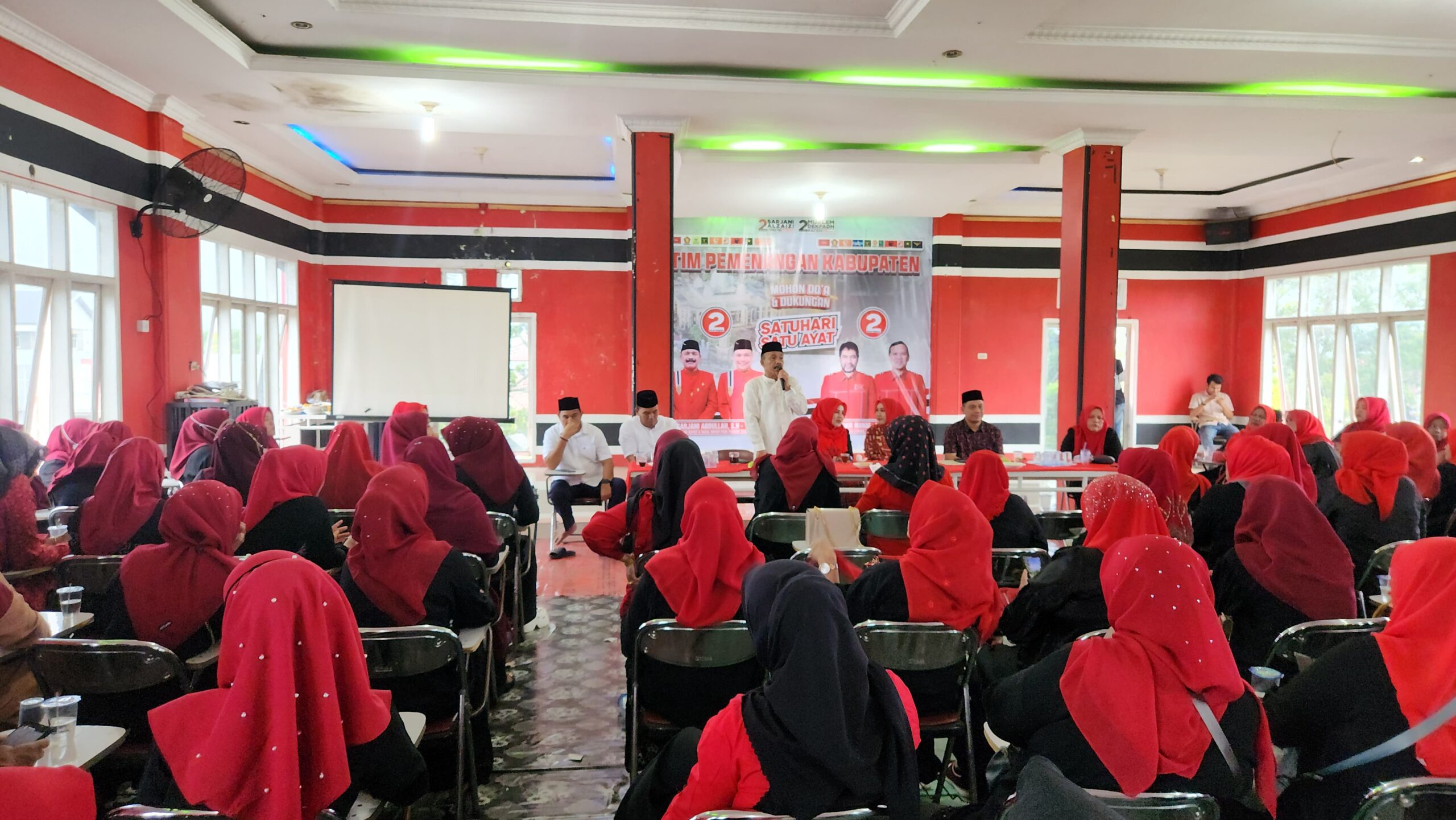 Relawan Geunaseh Ummi Berkomitmen Menangkan H Sarjani-Alzaizi