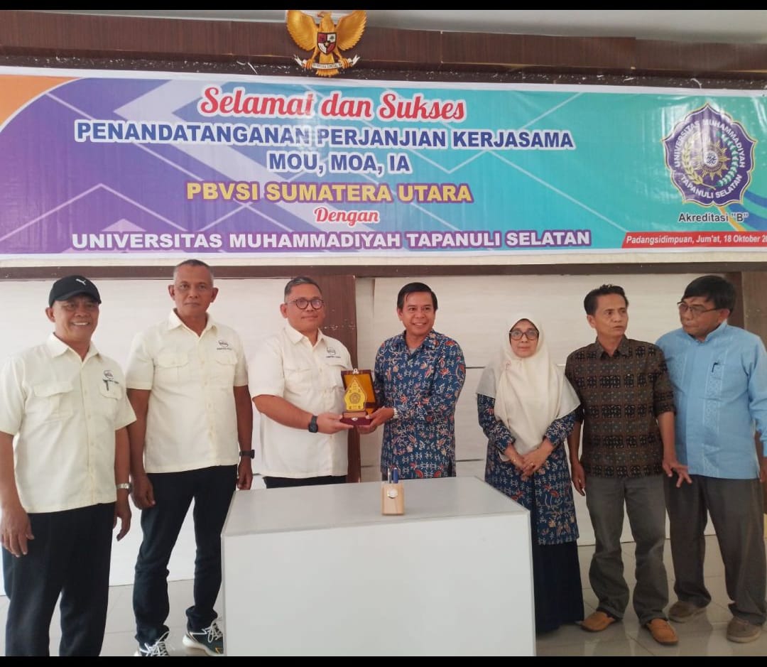 PBVSI Sumut Jalin Kerjasama Kampus UMTS Tingkatkan Pembinaan Atlet Voli