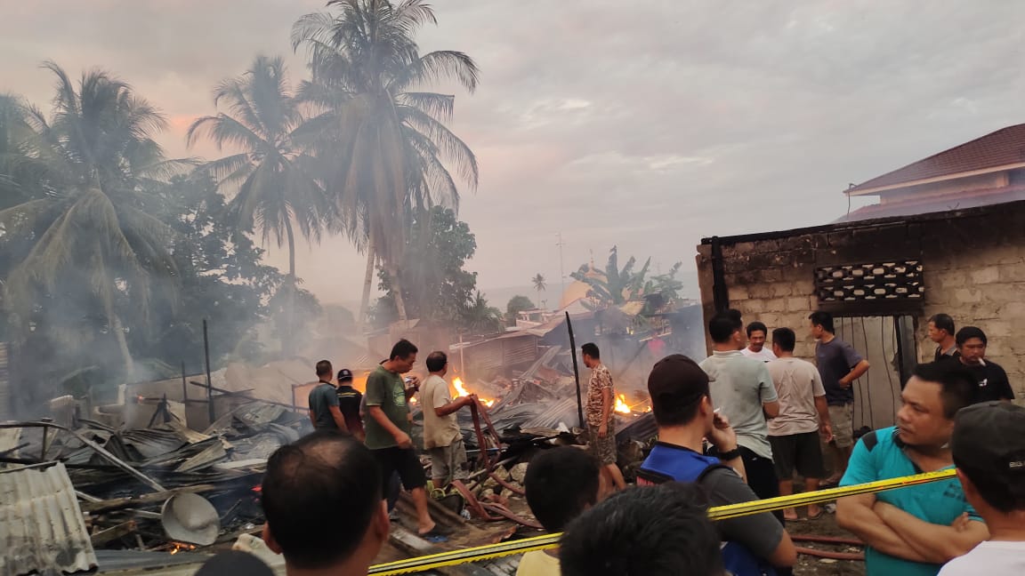 3 Rumah Terbakar Di Gunungsitoli, 1 Orang Meninggal Dunia