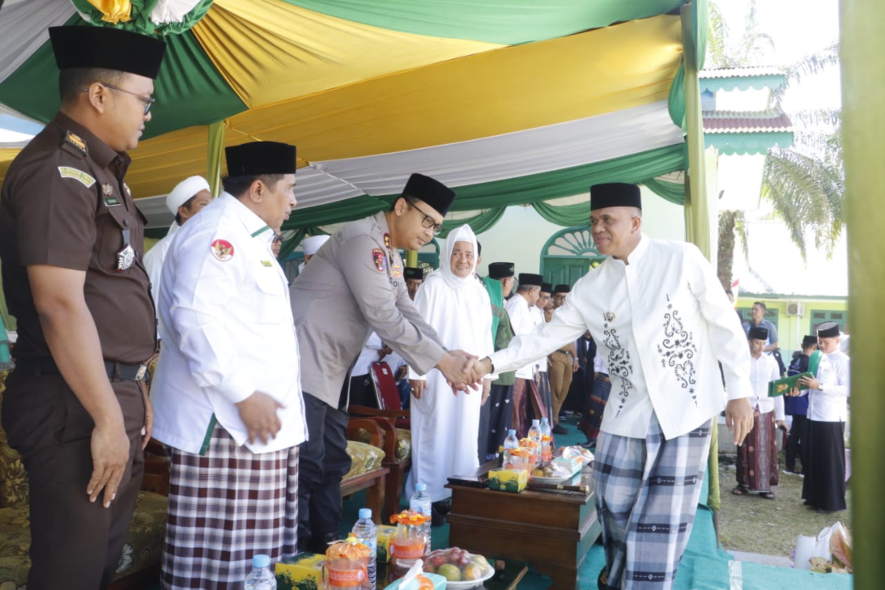 Kapolres Langkat Hadiri Upacara Hari Santri Nasional