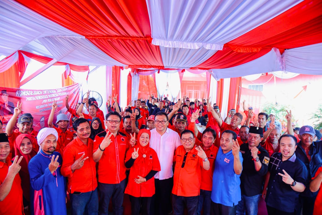PDI Perjuangan Tanjungmorawa Siap Sumbangkan 36 Ribu Suara Untuk ADIL