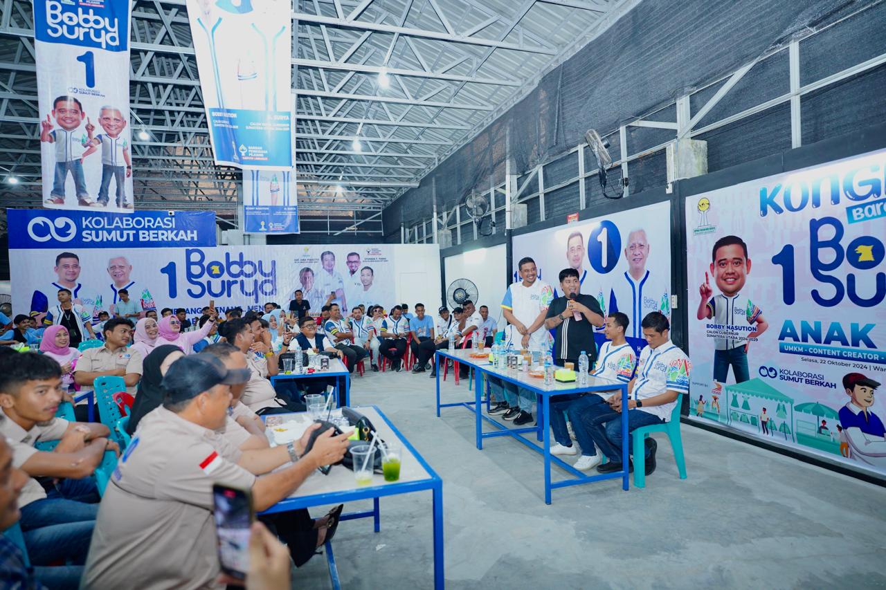 Anak Muda Di Labuhanbatu Target Menangkan Bobby-Surya 75 Persen