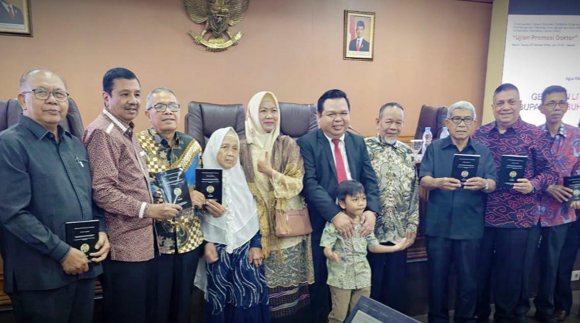 Gubsu Ke-17 Dan Sejumlah Tokoh Sumut Hadiri Sidang Terbuka Promosi Doktor Agus Marwan