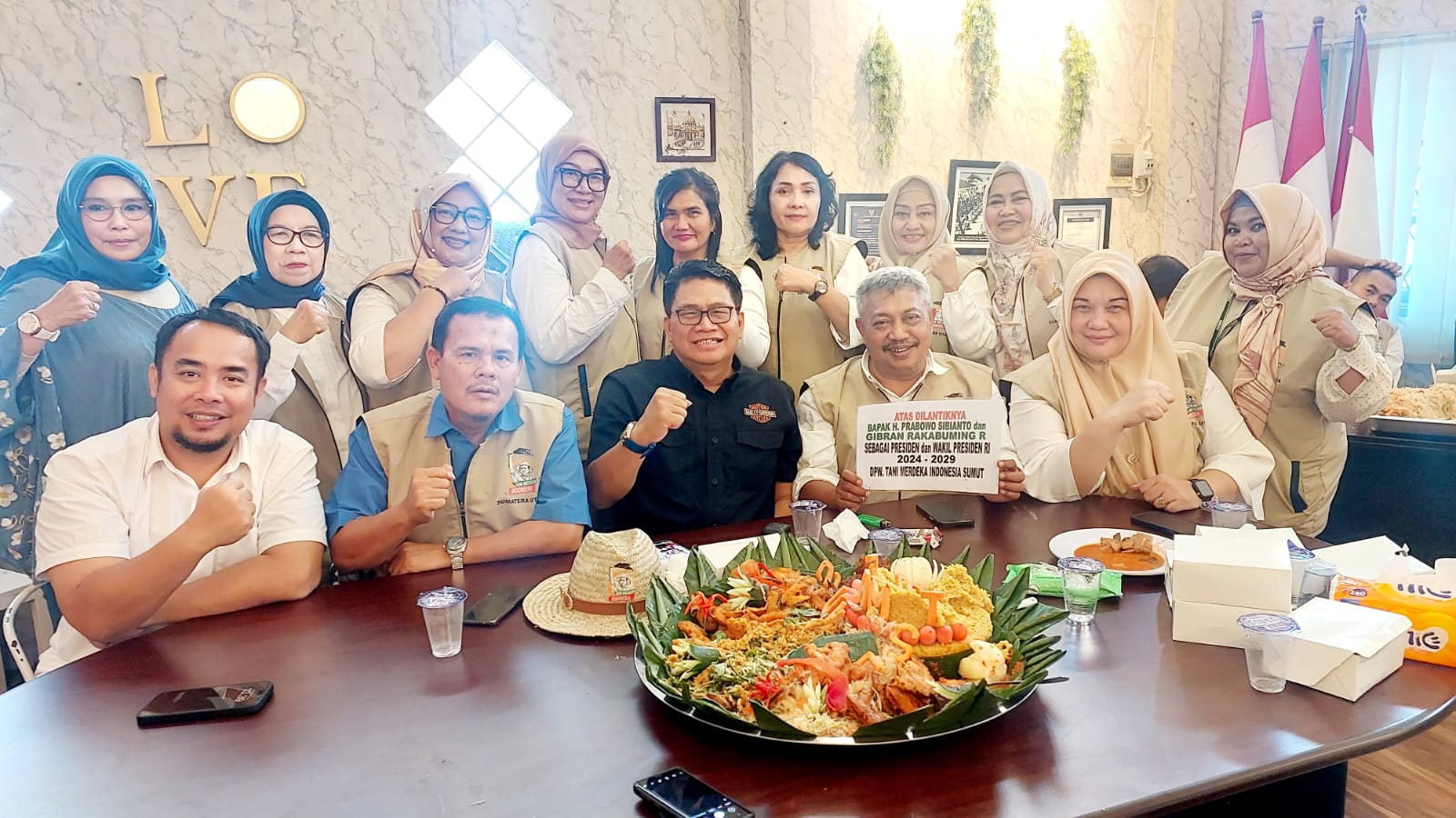 Tani Merdeka Indonesia Sumut Gelar Pawai Syukur Presiden Prabowo Dan Gibran