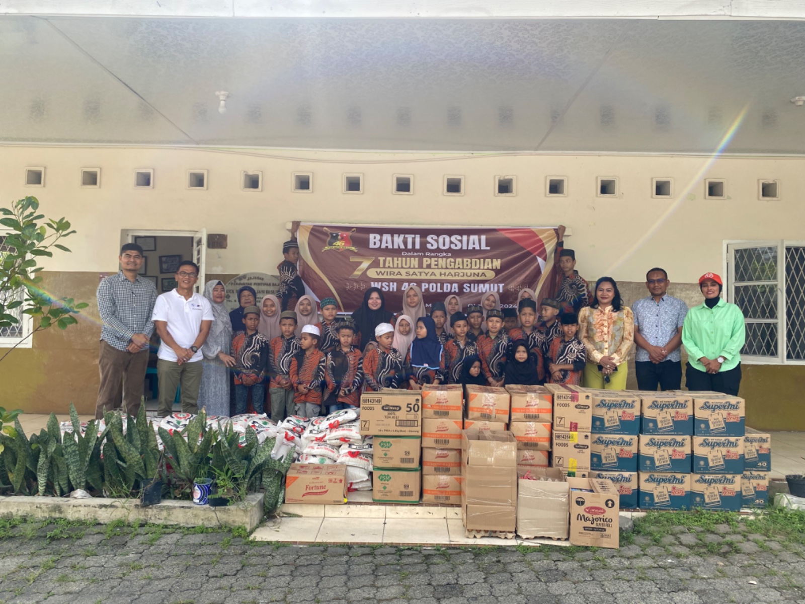 Alumni Setukpa WSH 46 Bantu Sembako Ke 2 Panti Asuhan Di Medan