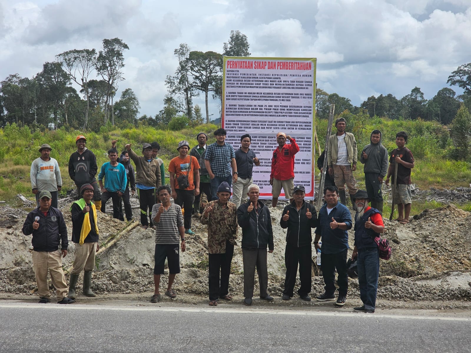 Diduga Rampas Tanah Adat Ompu Tuan Rikkar Sinaga, APH Diminta Tindak Tegas