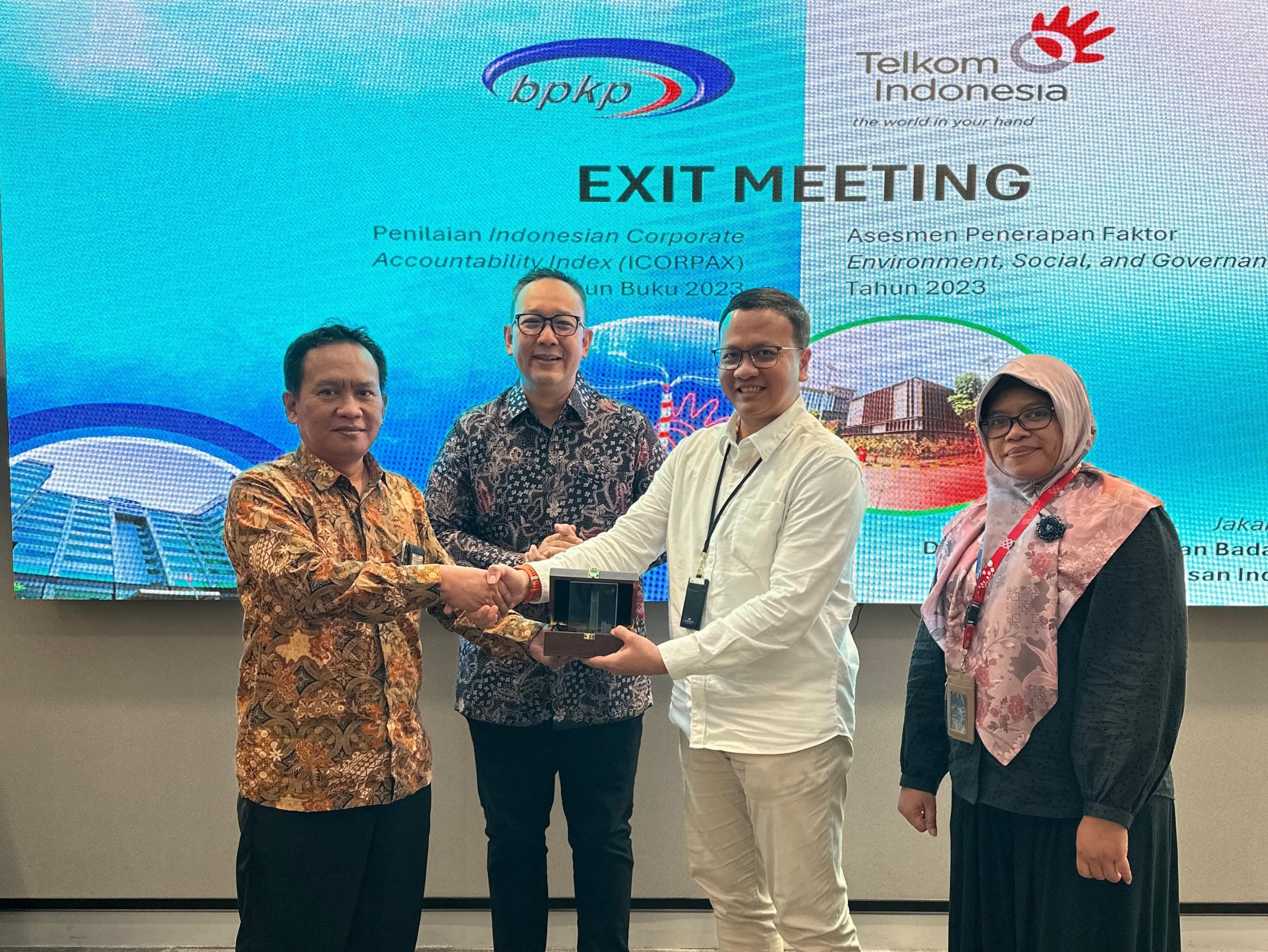 Skor ESG Meningkat Signifikan,Telkom Raih Predikat Sangat Baik