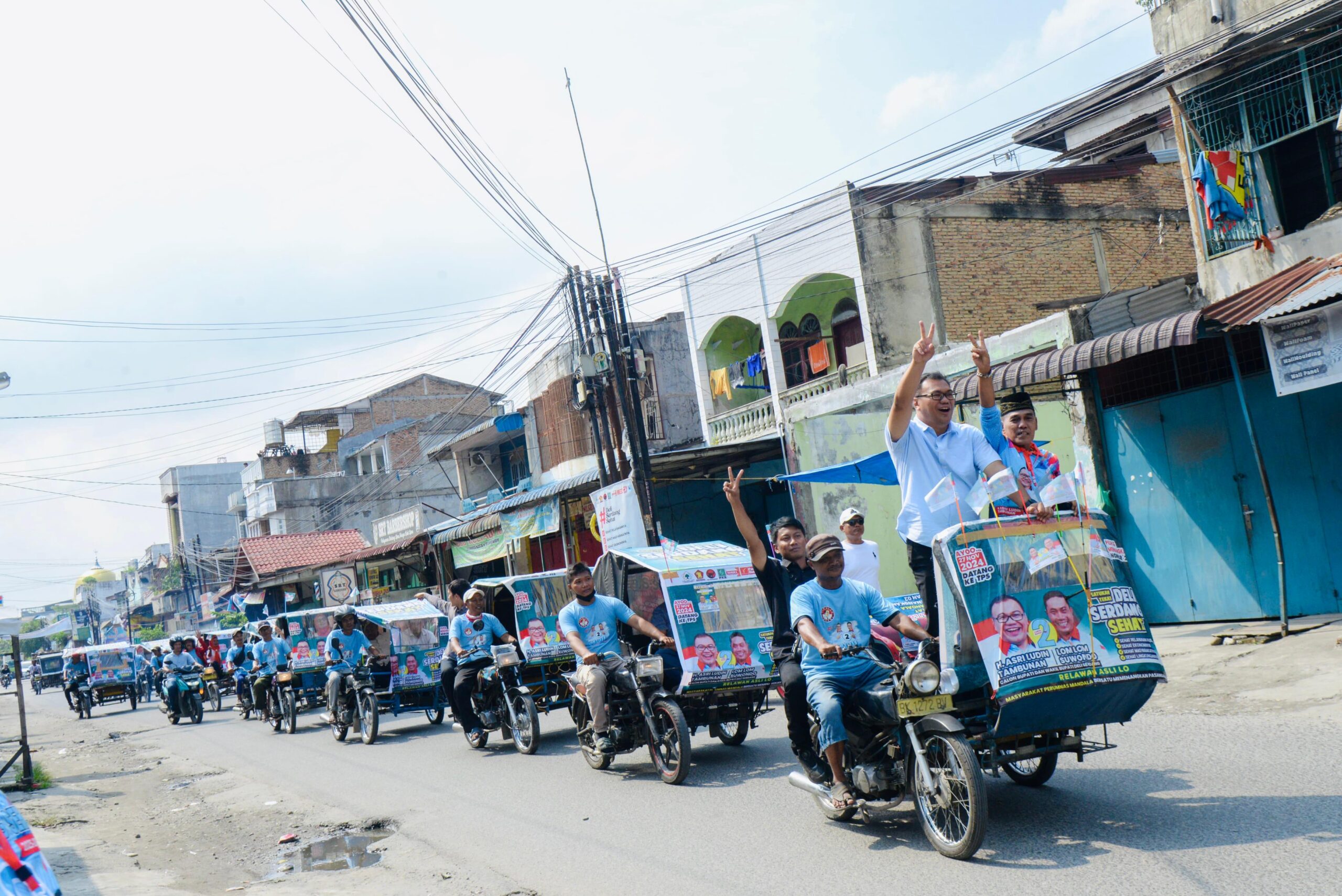 Seribuan Warga Perumnas Mandala Kejutkan Asri Ludin Tambunan