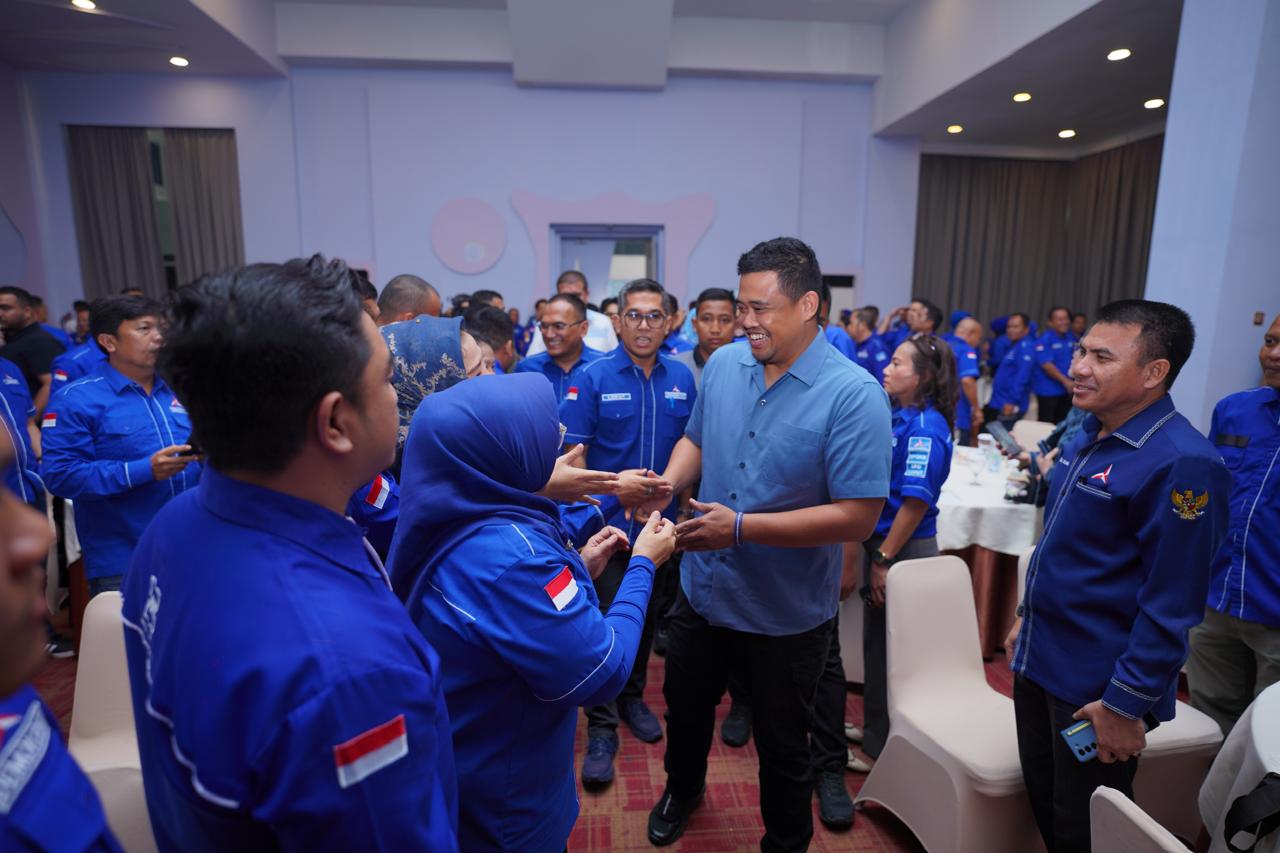 Didukung Penuh Partai Demokrat, Bobby Nasution Yakin Bisa Selesaikan Masalah Infrastruktur Jalan