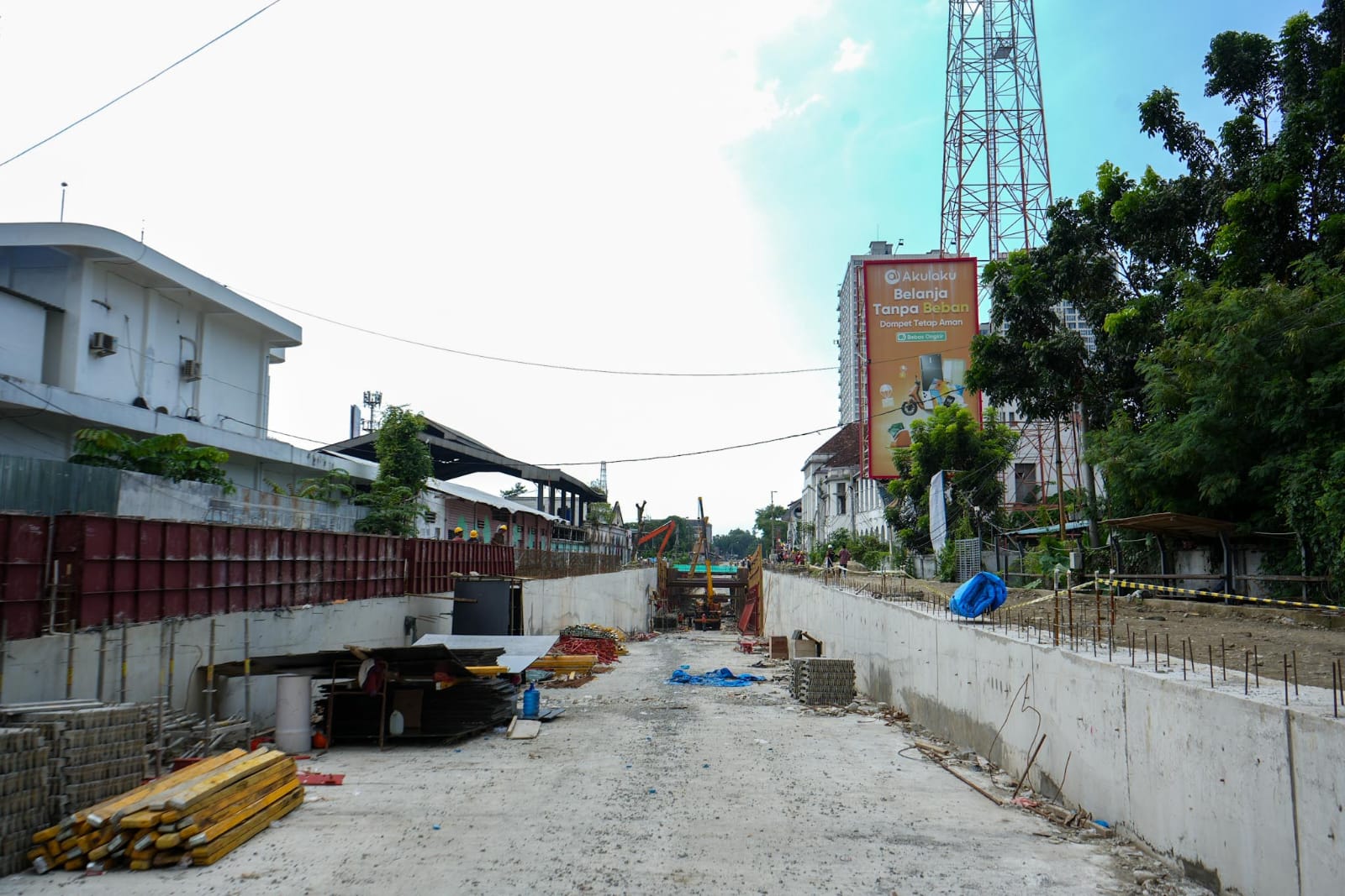 Target Siap Desember, Pembangunan Underpass H.M. Yamin Sudah 81,7 Persen