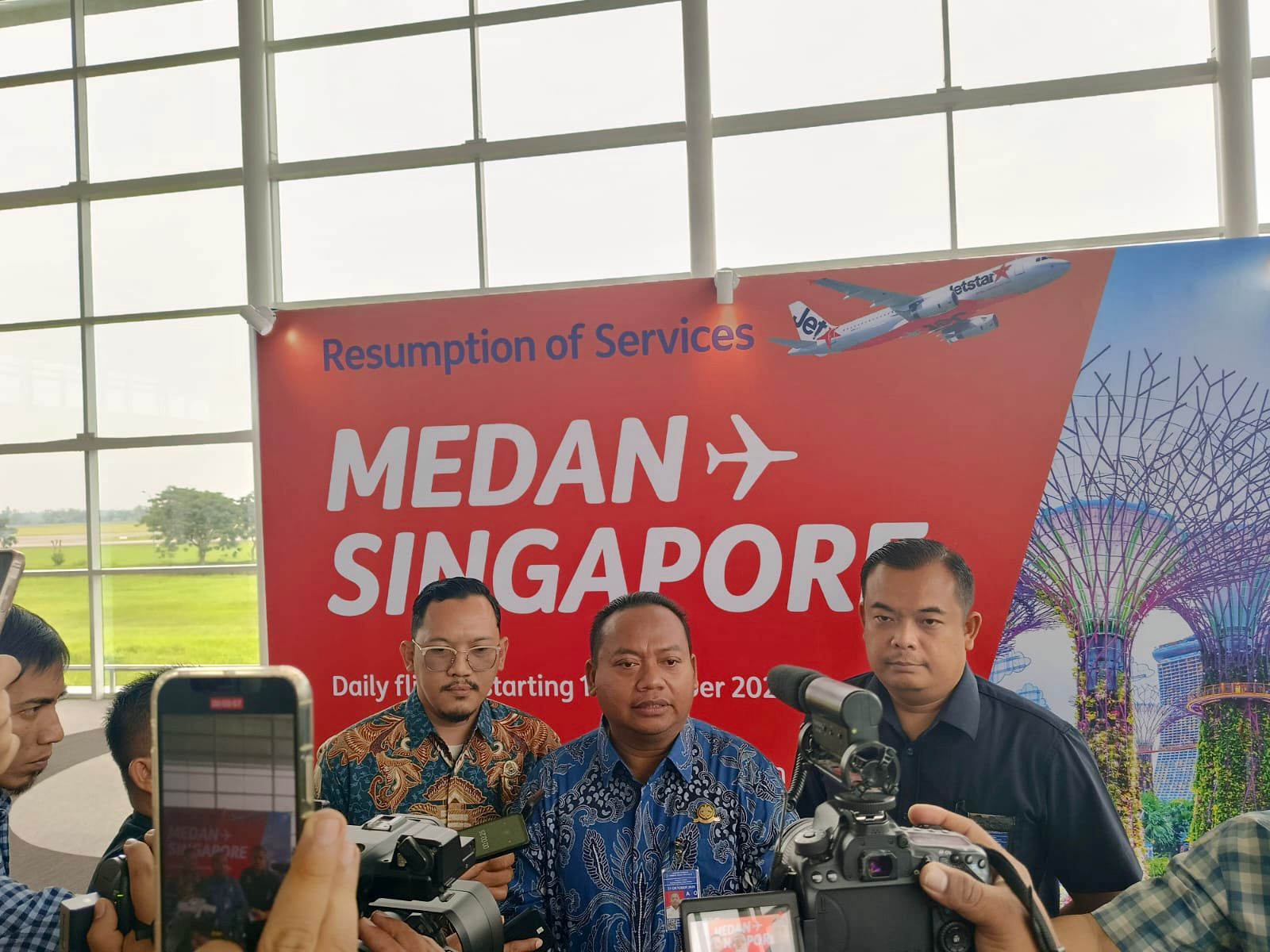 Jetstar Asia Kembali Layani Penerbangan Singapura-Medan