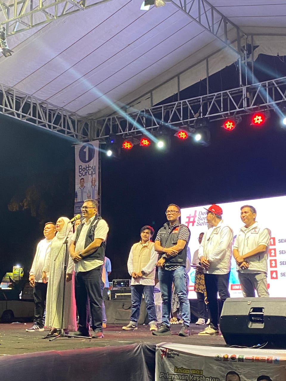 Pesta Rakyat DPC ProJo Muda Di Lubukpakam Meriah