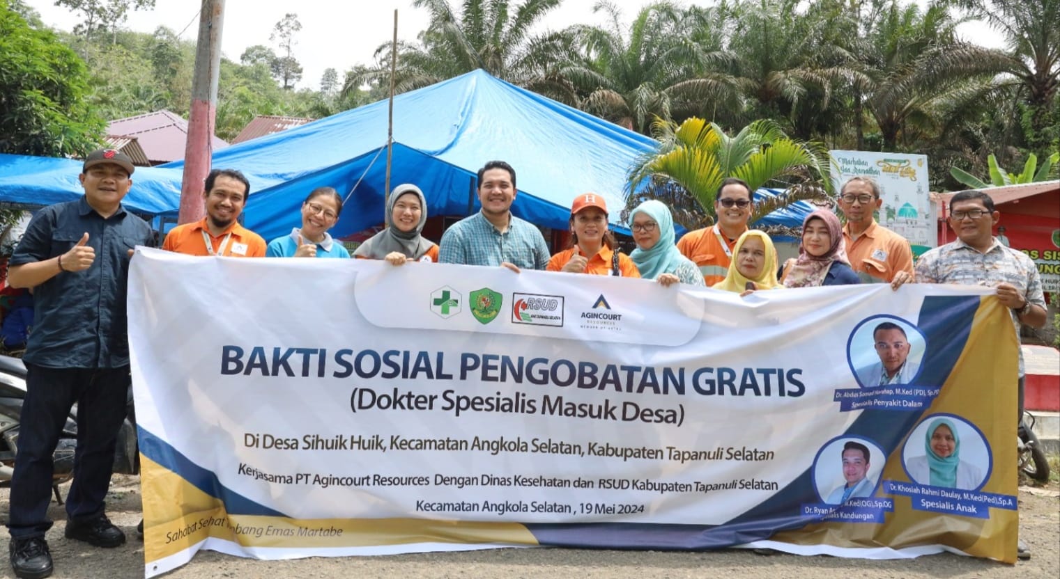 PT AR Bawa Dokter Spesialis Masuk Desa, 3.258 Warga Terima Manfaatnya