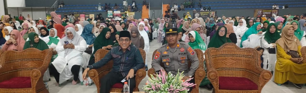 Kapolsek Sianțar Timur Wakili Kapolres Hadiri Tabligh Akbar