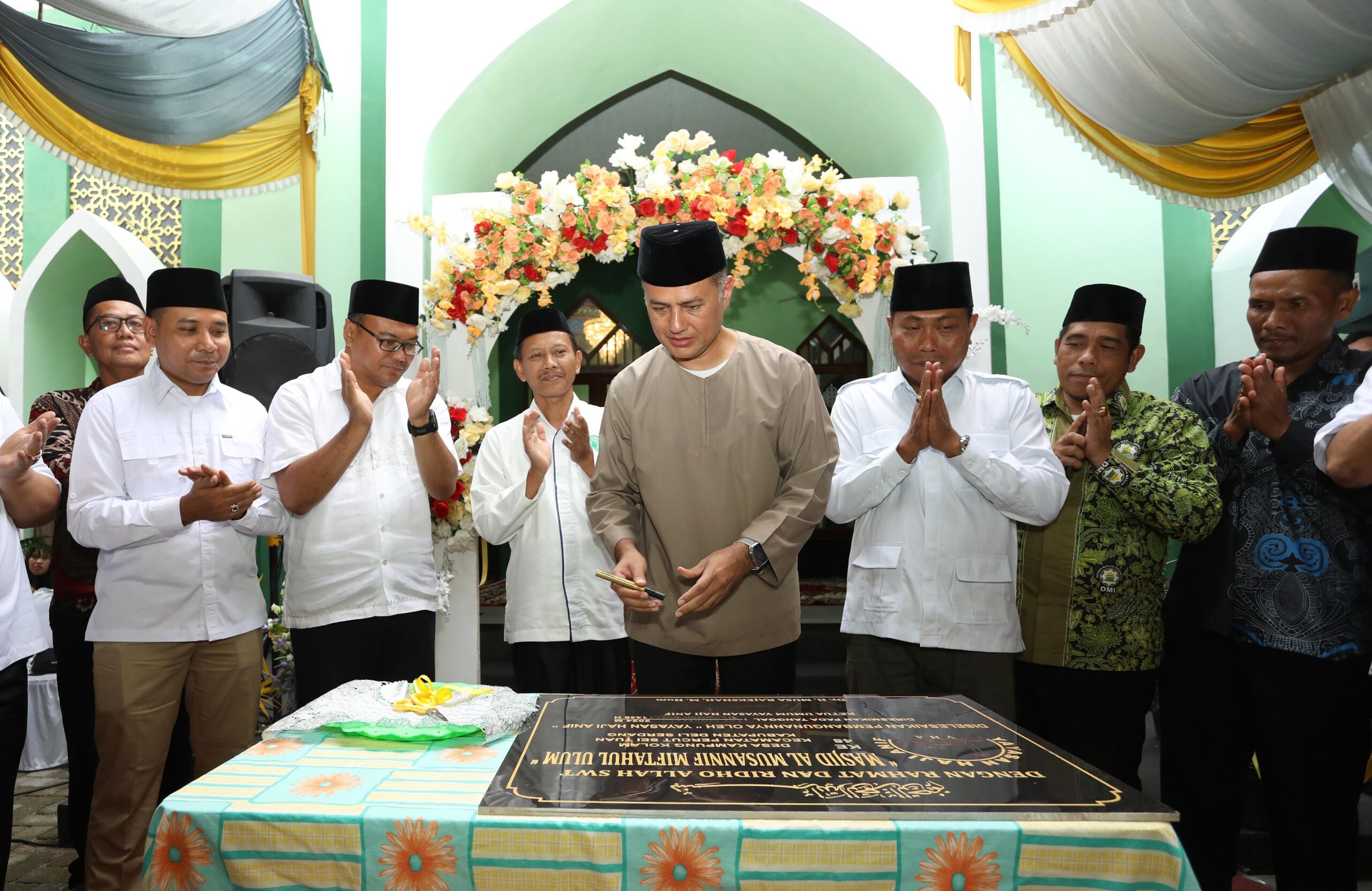 Peresmian Masjid Al Musannif Ke-48, Ijeck Berdoa Niat Hati Tak Berubah