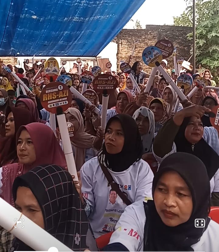 Hatonduhan Digoyang, Kaum Perempuan Siap Menangkan Pasangan RHS-AZI