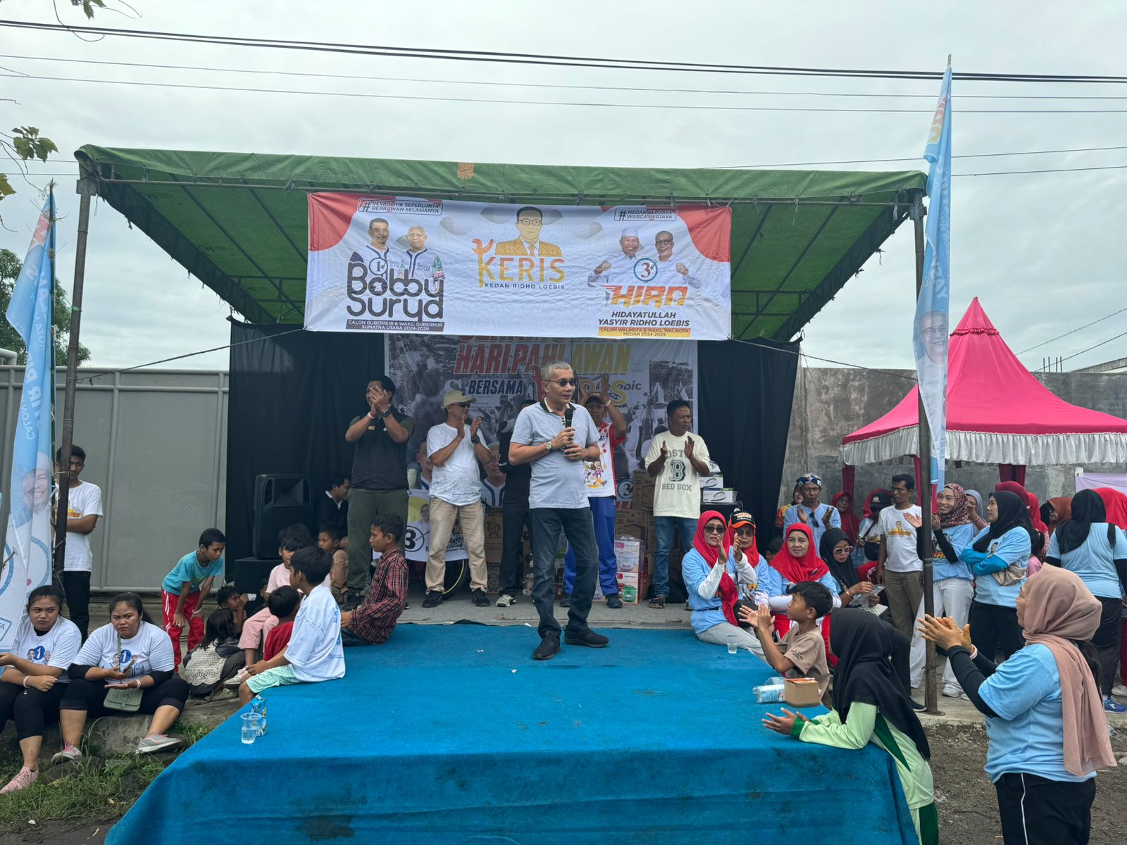 Ribuan Warga Medan Deli Ikuti Senam HiRO Bersama Yasyir Ridho Loebis