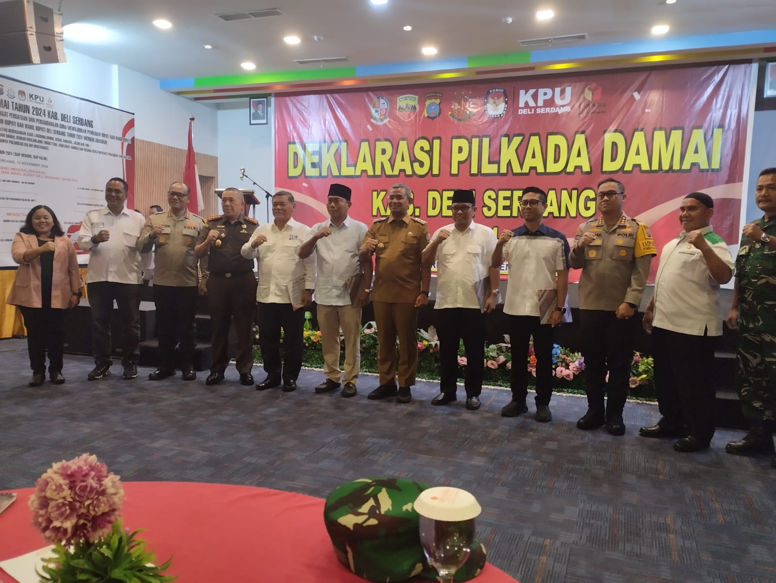 Deklarasi Pilkada Damai, Pj Bupati Deliserdang: Perlu Kerja Sama Semua Pihak