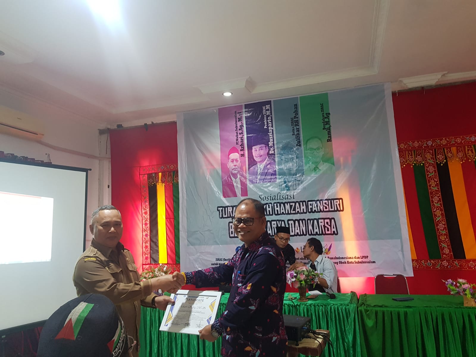 Kolaborasi ISRAC, Kemendikbud, Dana Indonesiana Dan LPDP Sosialisasikan Turats Syekh Fansuri