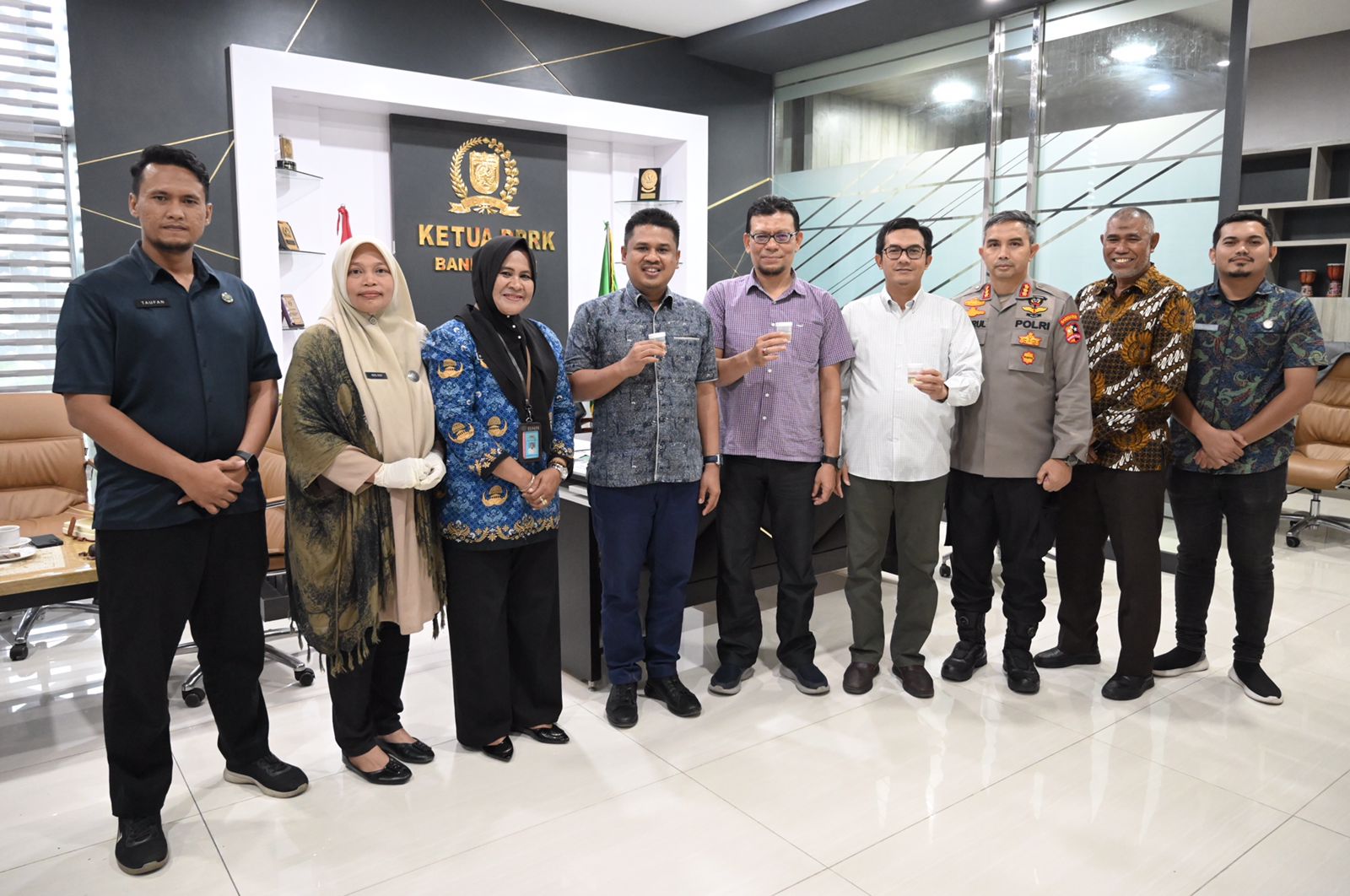 Pimpinan Dewan Banda Aceh Tes Urine, Negatif Narkoba