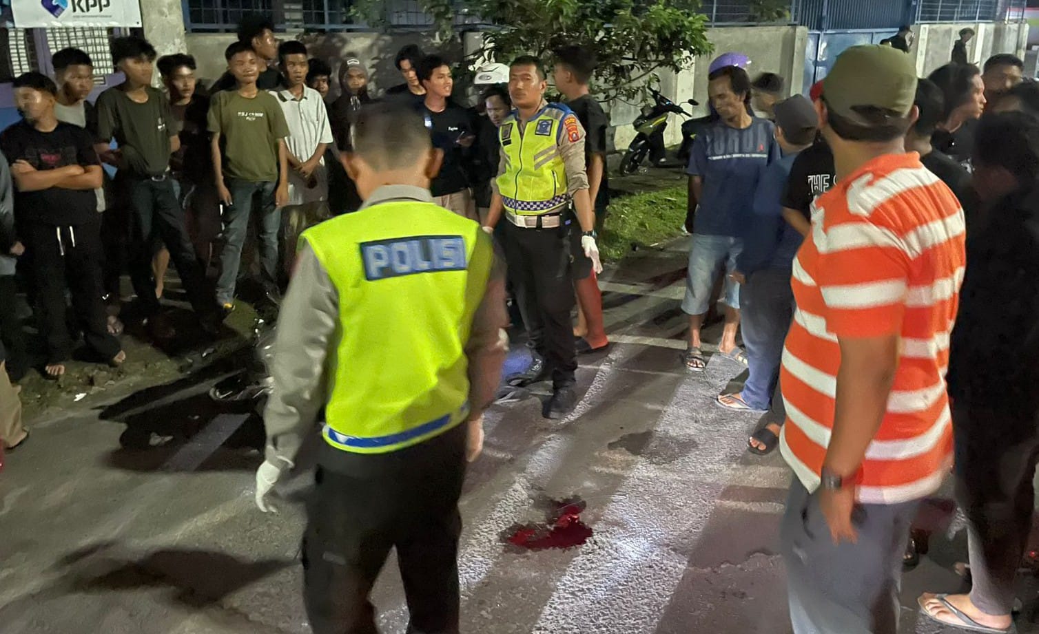 Sepeda Motor Bertubrukan Di P. Siantar, 1 Luka Berat Dan 2 Luka Ringan