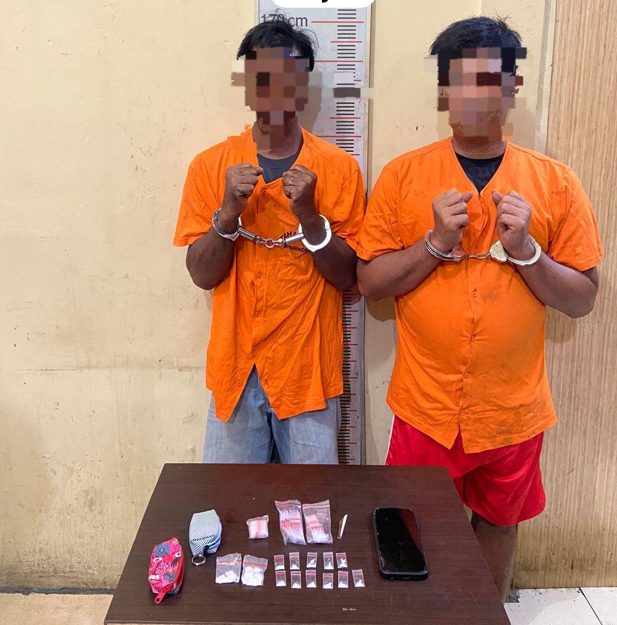 Polres Langkat Bekuk Dua Orang Diduga Pengedar Sabu