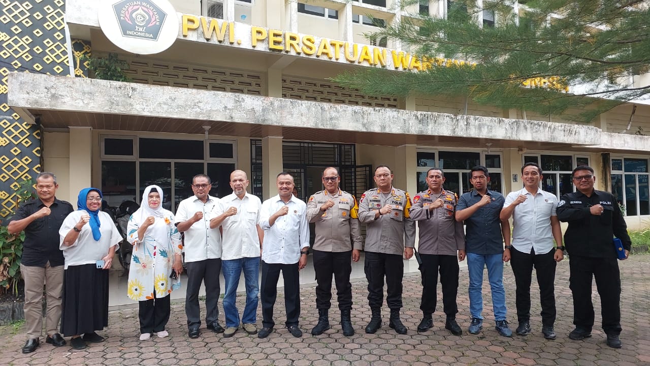 Kapolrestabes-PWI Sumut Bersinergi Tingkatkan Kondusifitas Kota Medan