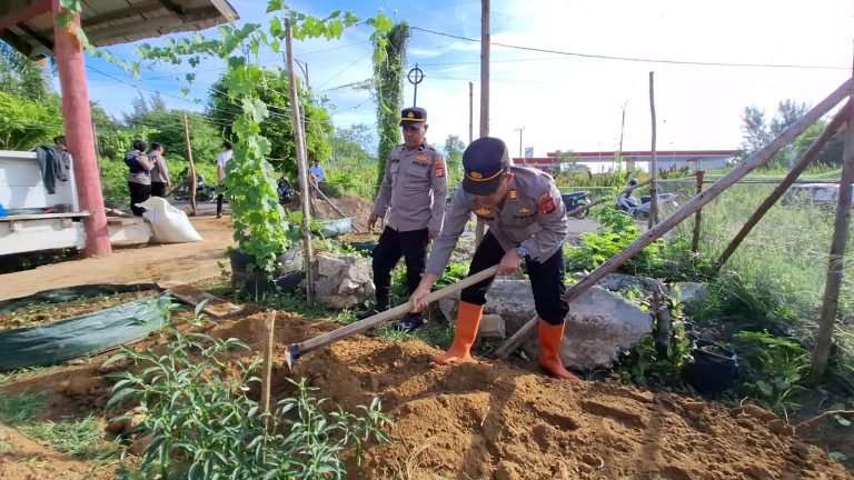 Polsek Ulee Lheue Launching Gugus Tugas Polri Dukung Ketahanan Pangan