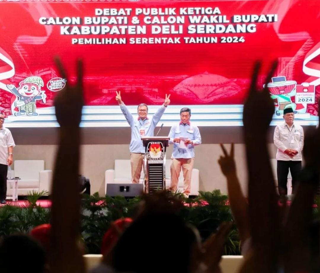 Debat Ketiga Cabup/Cawabup Deliserdang, Program CTM Paslon 02 Kuasai Panggung