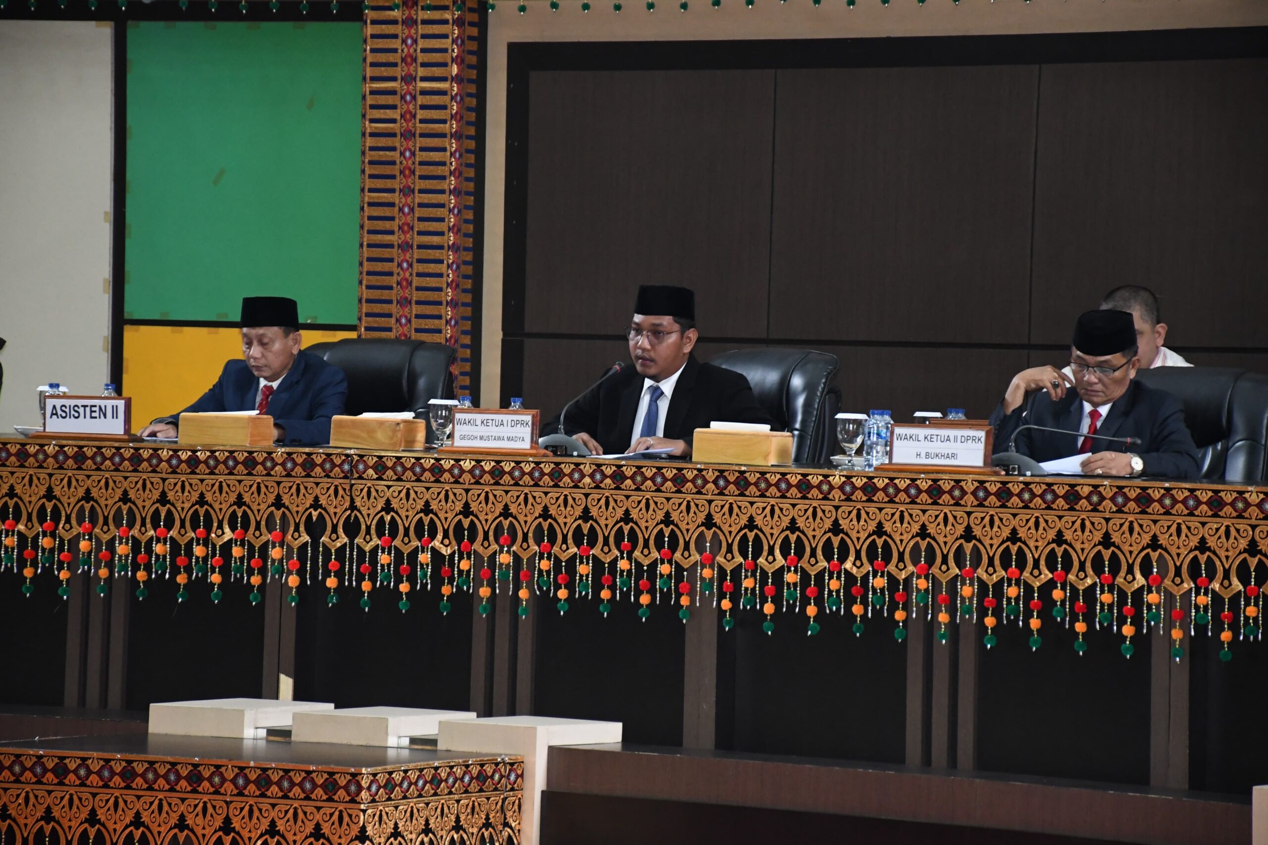 DPRK Agara Rapat Paripurna LPPD 2023, KUA PPAS Dan RPJPK
