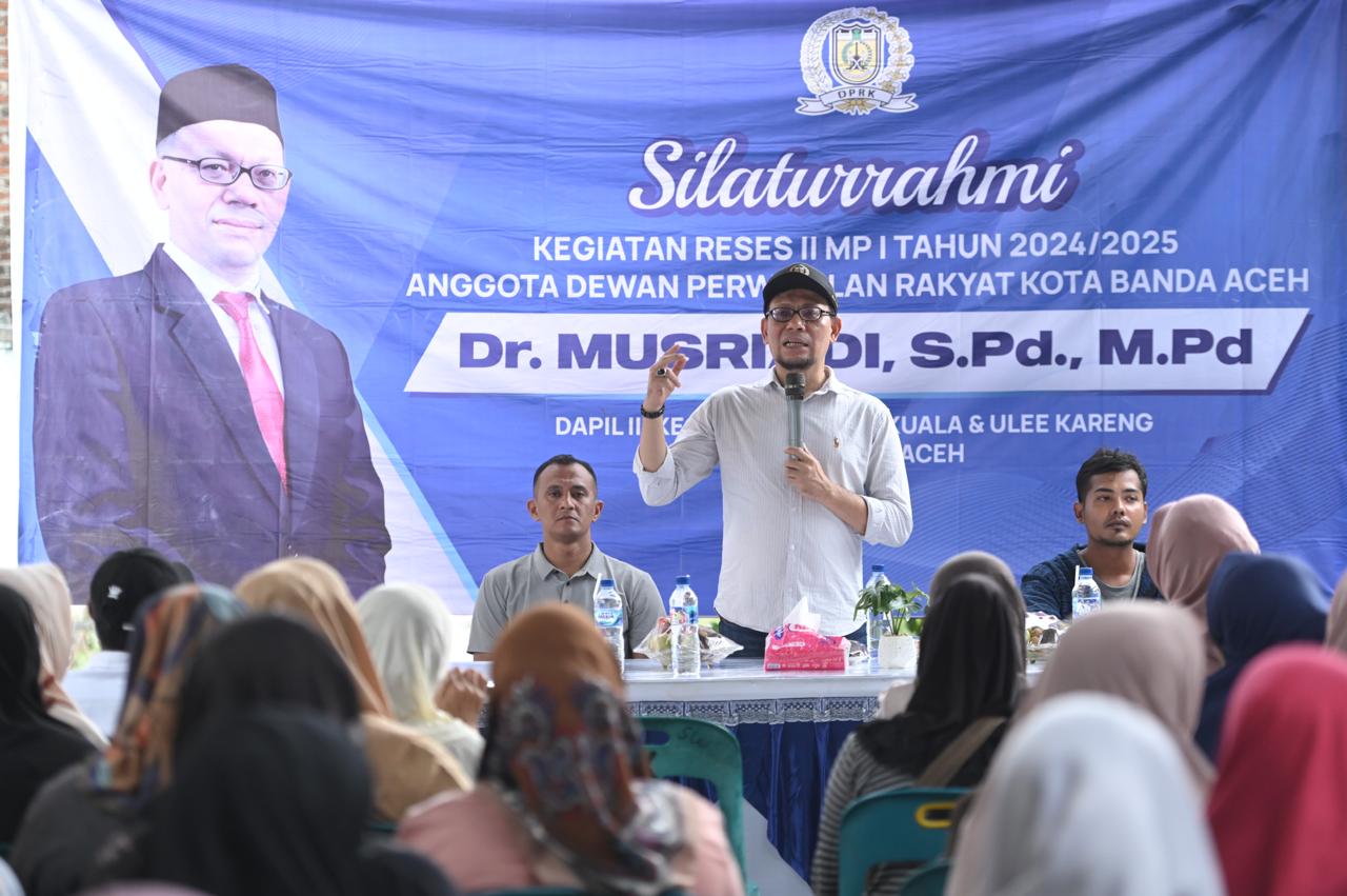 Wakil Ketua DPRK Banda Aceh Tampung Aspirasi Masyarakat