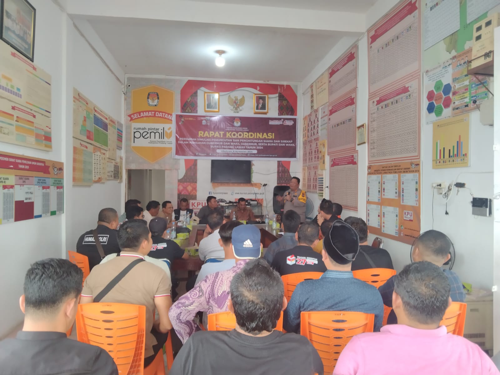 Rakor Kesiapan Pendistribusian Logistik Pemilihan Di Padang Lawas