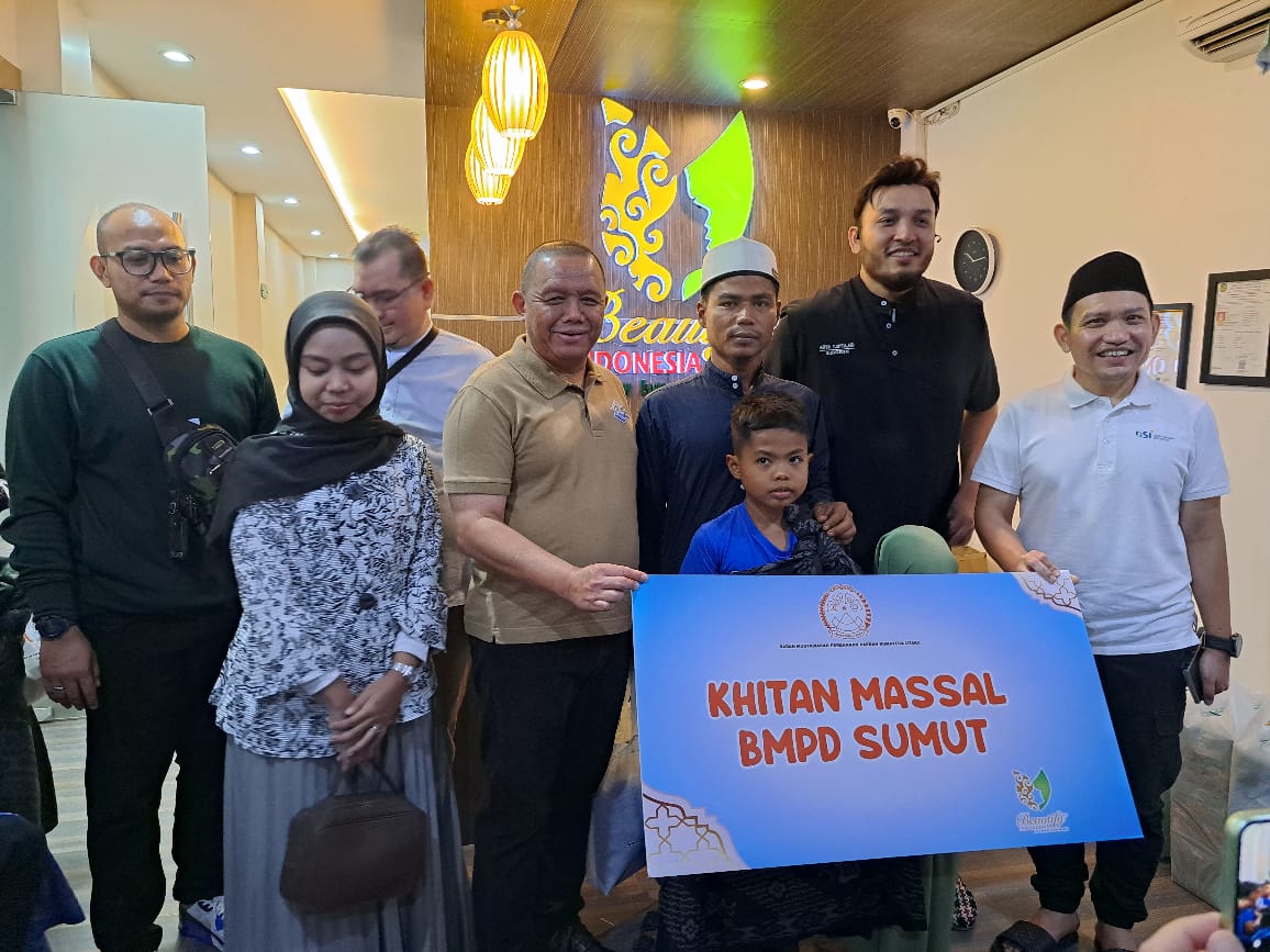Beautify Indonesia-BMPB Sumut Khitan 85 Anak-anak Yatim