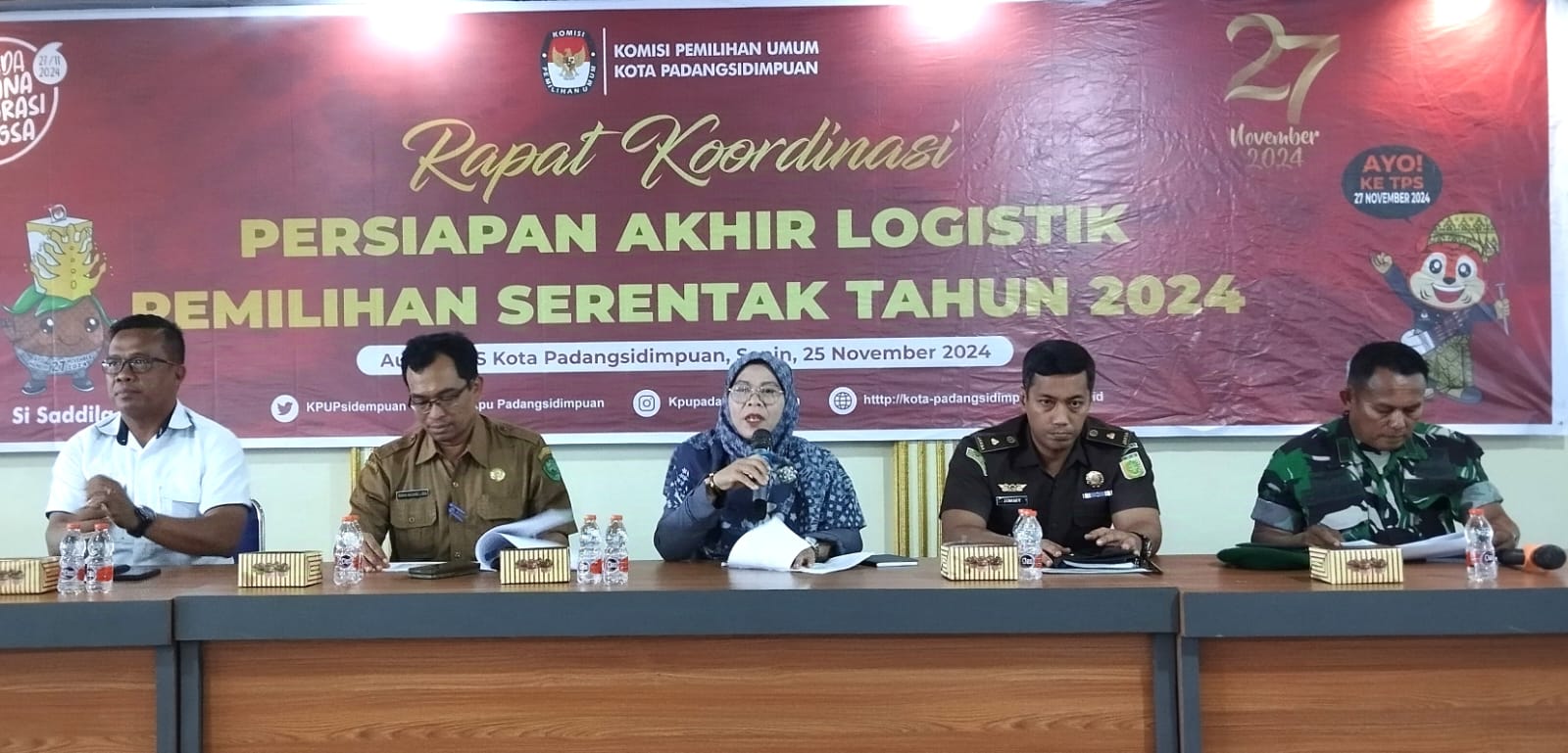 KPU Padangsidimpuan Minta PPK Dan PPS Kawal Putungsura