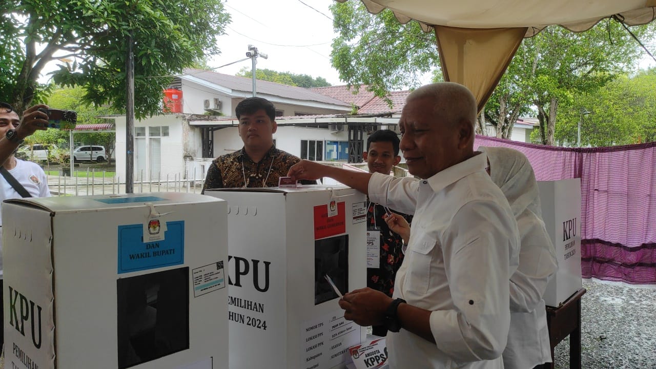 Nyoblos Di Asahan Surya Yakin Menang