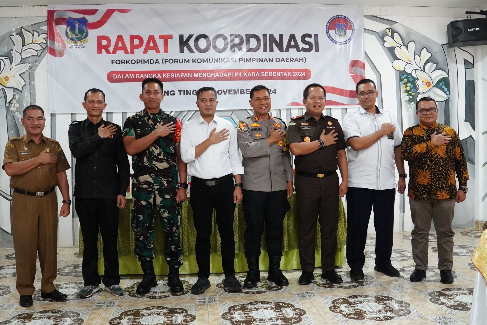 Pj Wali Kota Tebingtinggi Pimpin Rakor Dalam Rangka Kesiapan Pilkada